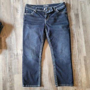 Silver ankle jeans